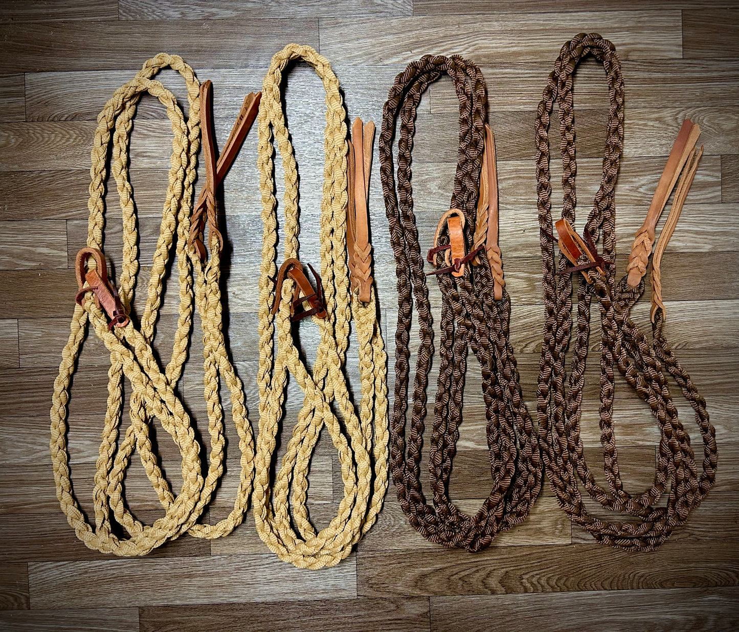 Round split reins