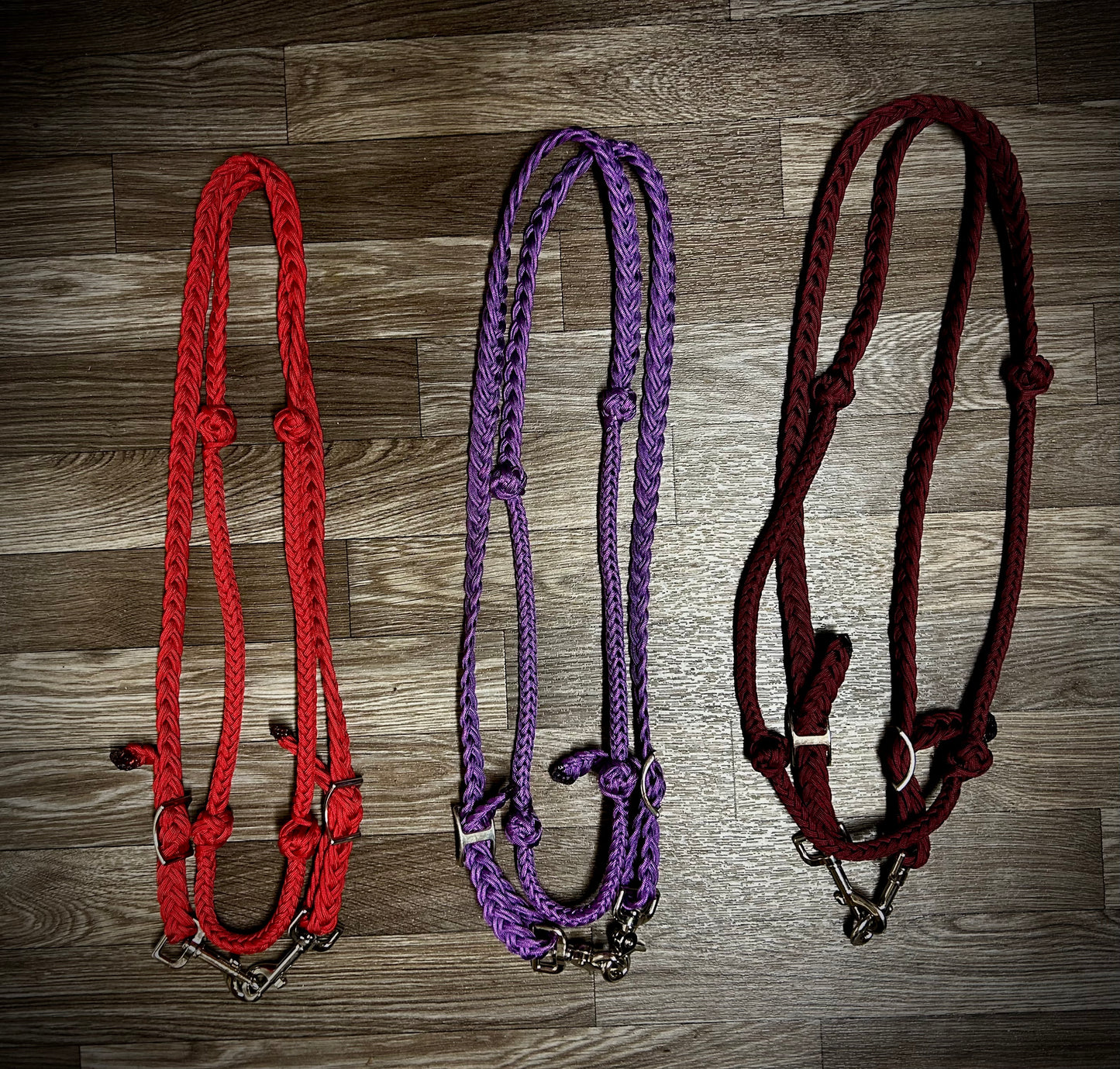 Round barrel reins