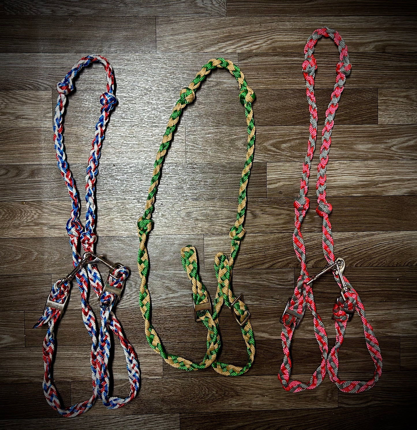 Mule tape barrel reins
