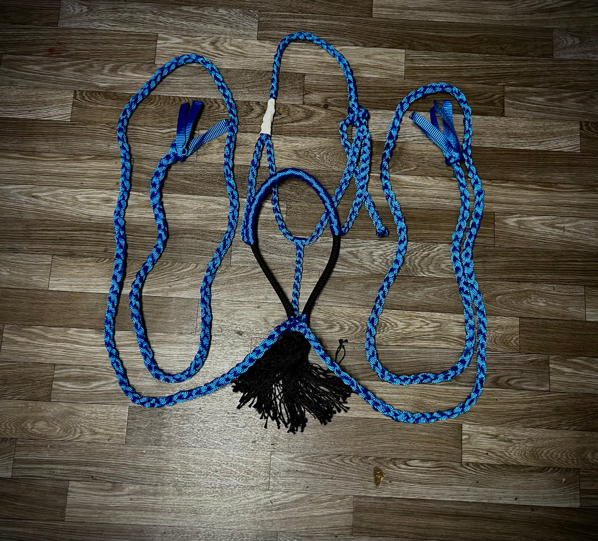Blue with Black Double wrapped