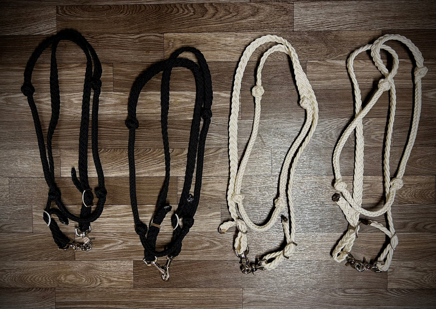 Round barrel reins