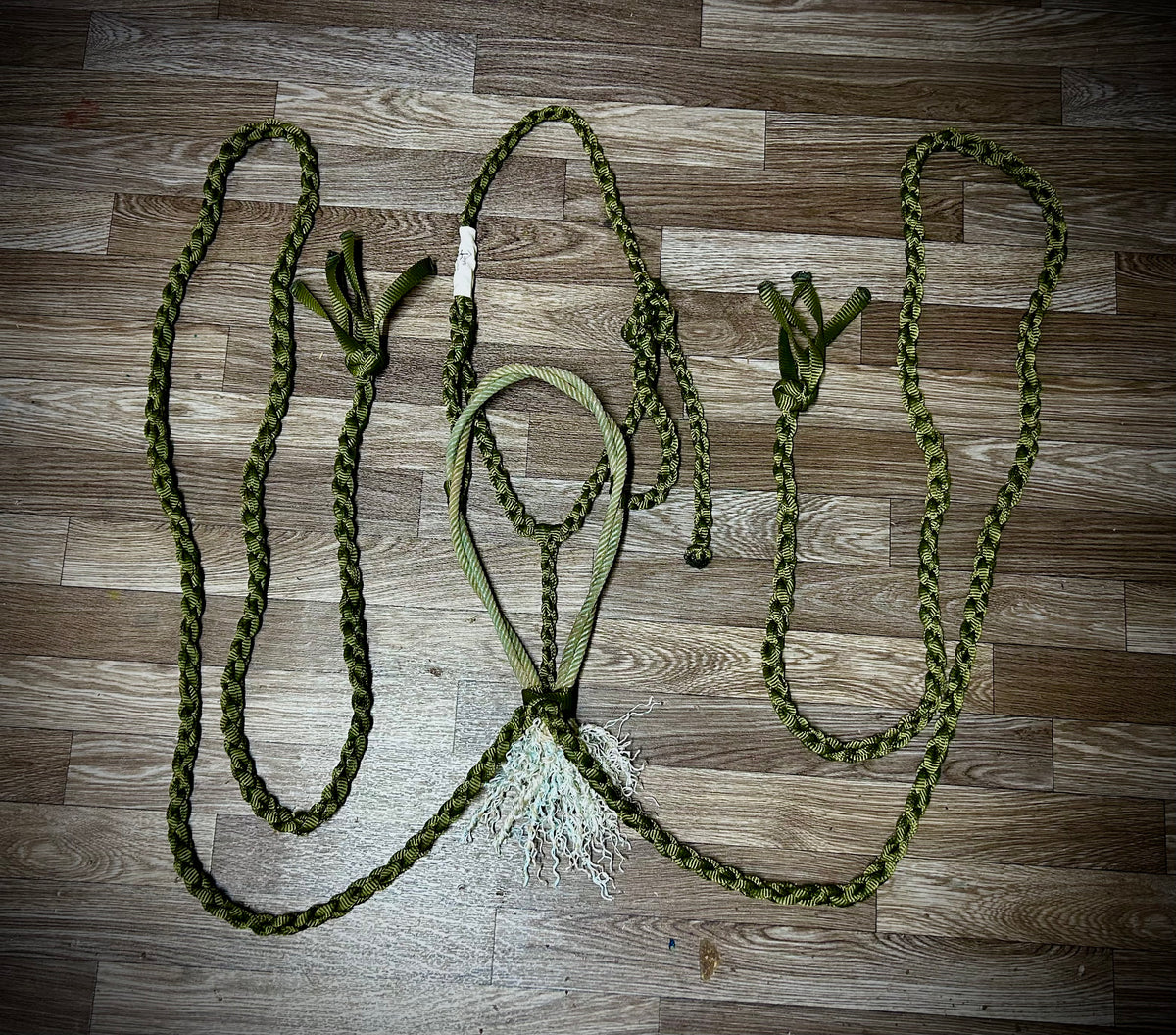 Olive green with twisted nose
