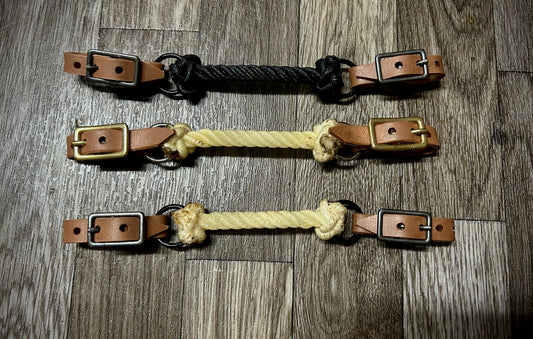 White and black Rope Curbs