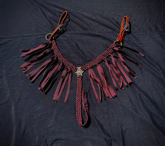 Burgundy Breast Collar